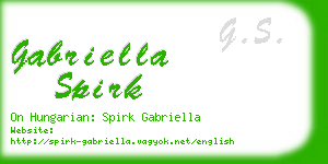 gabriella spirk business card